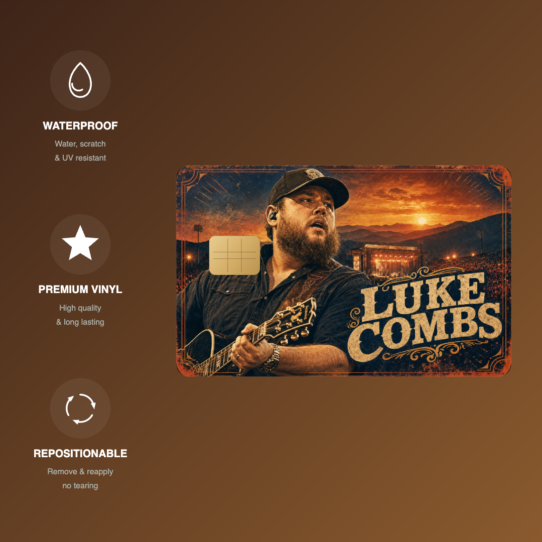 Luke Music Credit Card Skin - FREE SHIPPING