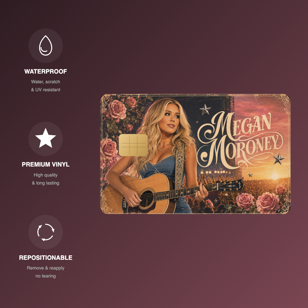 Megan Concert Credit Card Skin - FREE SHIPPING