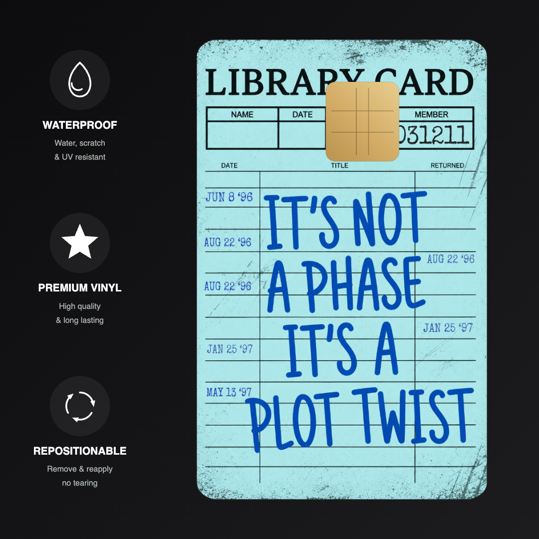 Plot Twist Credit Card Skin