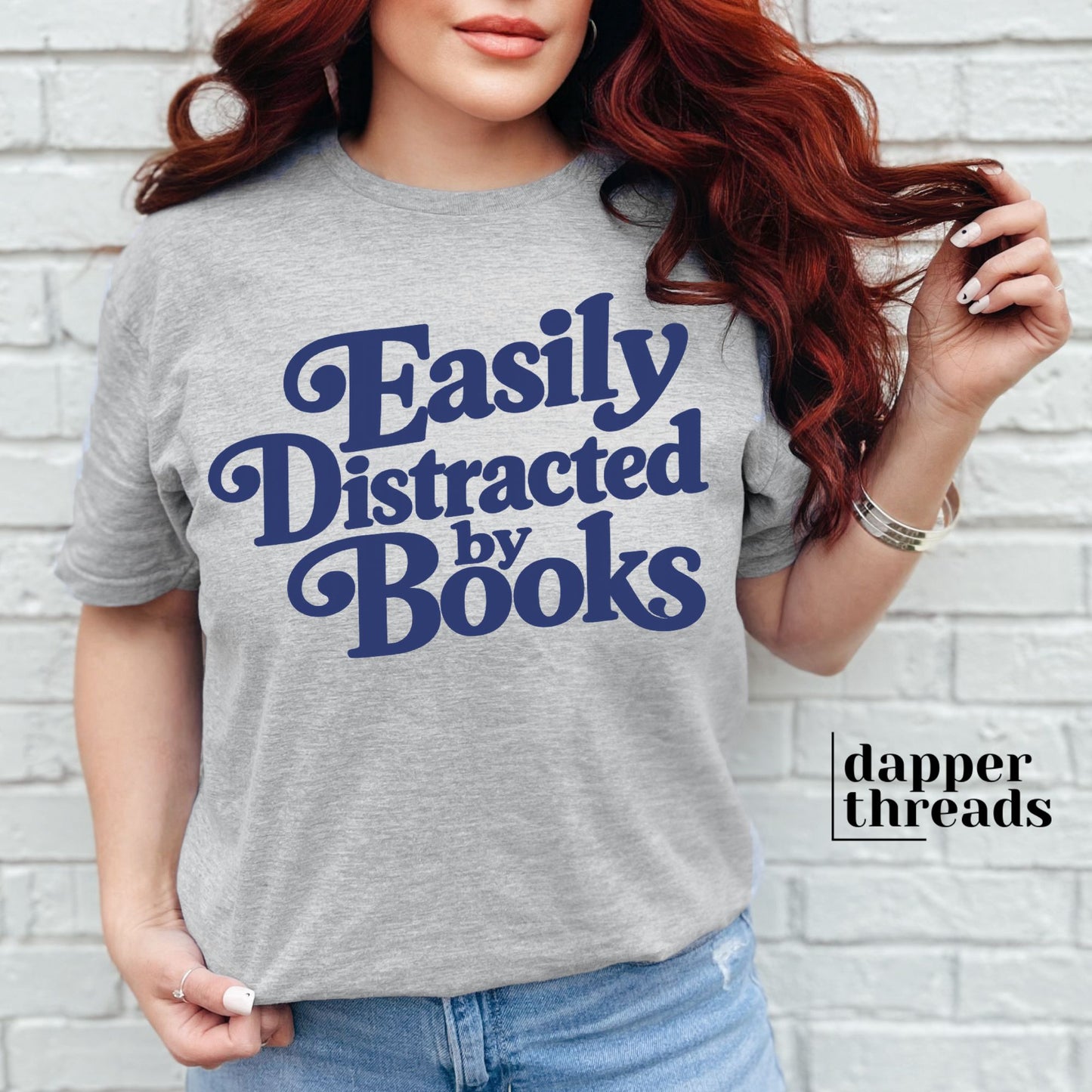 Easily Distracted by Books Tee
