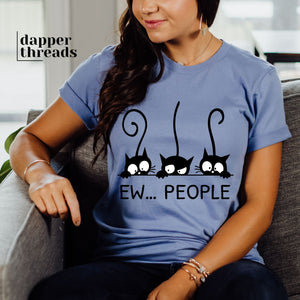 Ew People Trio Kitties Tee