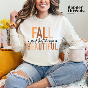 Fall Is Proof Neutrals Long Sleeve Tee