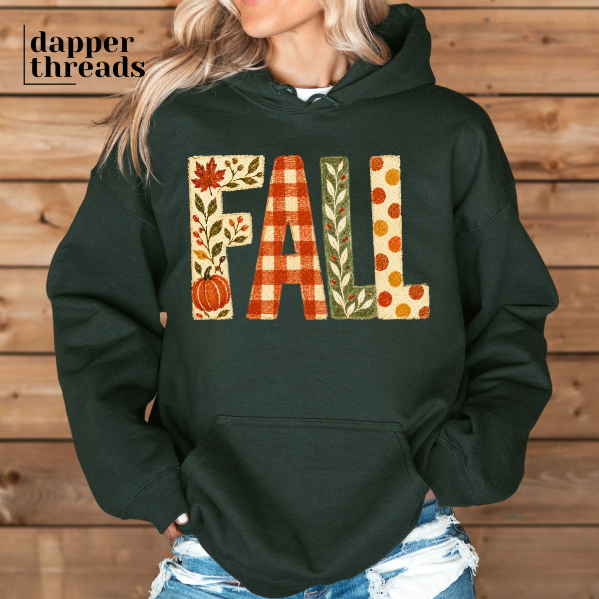 Fall Vintage Mix Hoodie