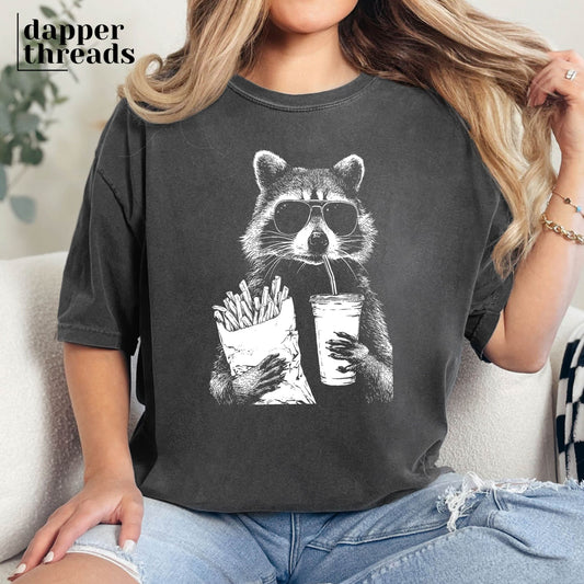 Fast Food Raccoon Tee