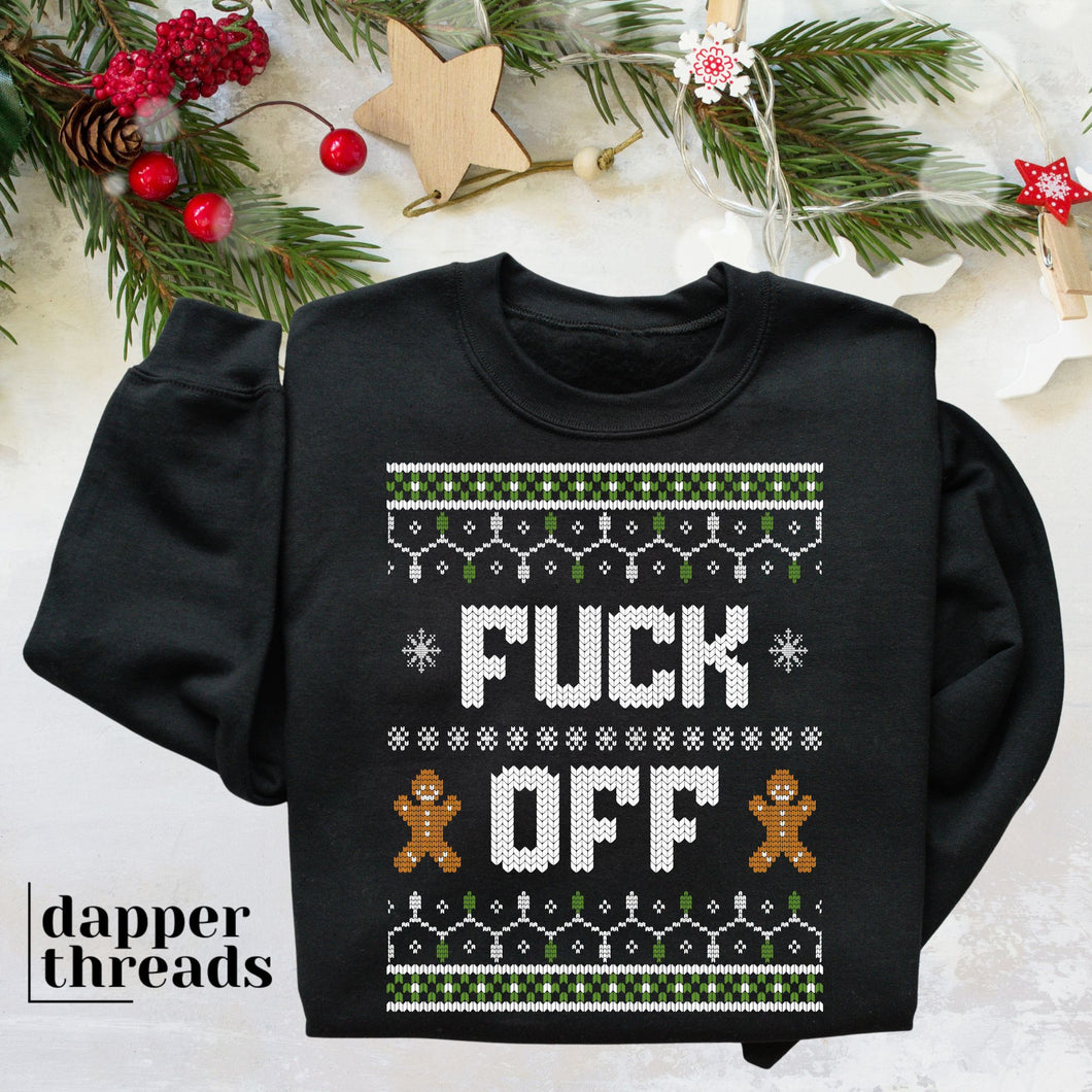 Fck Off Ugly Christmas Sweater