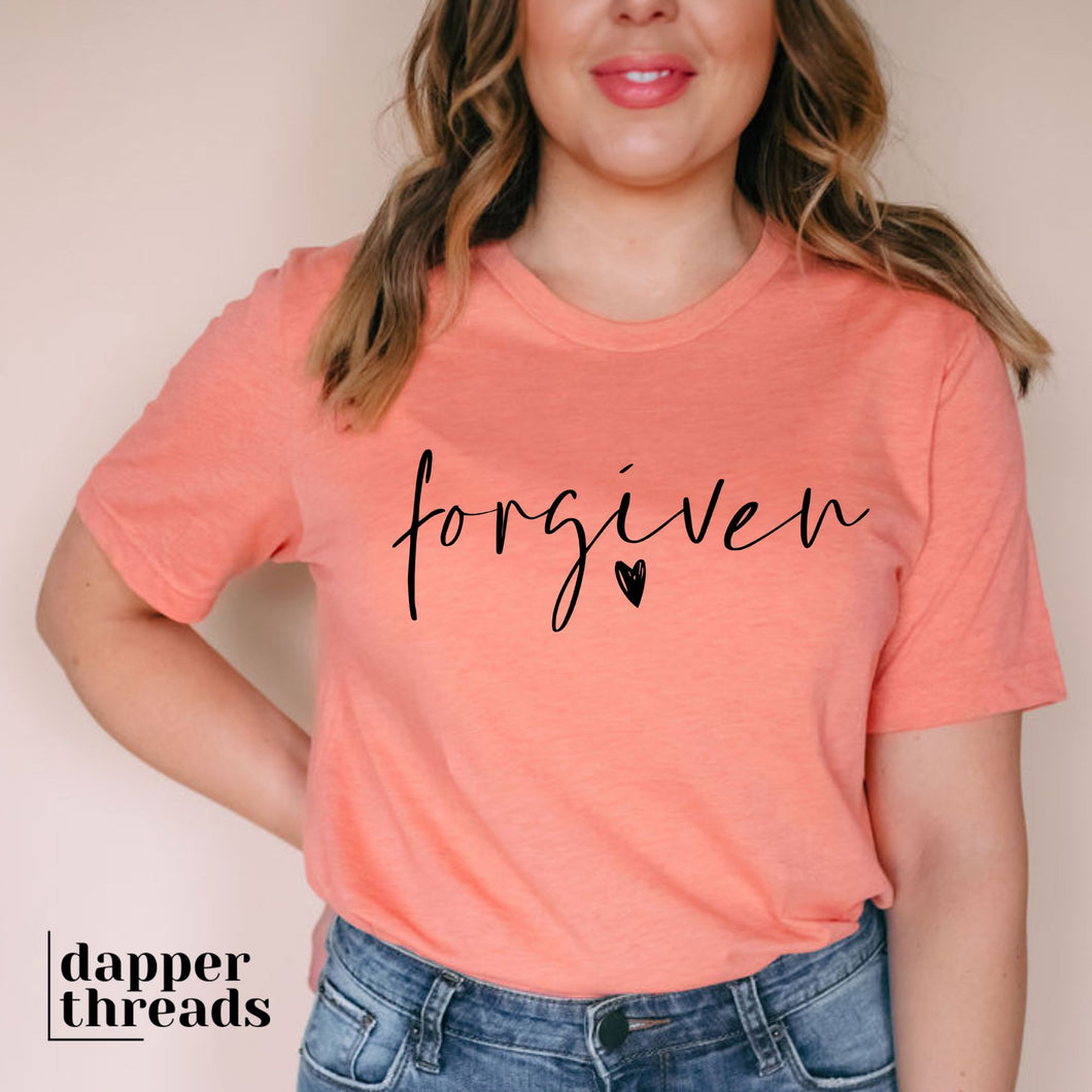 Forgiven Script Tee