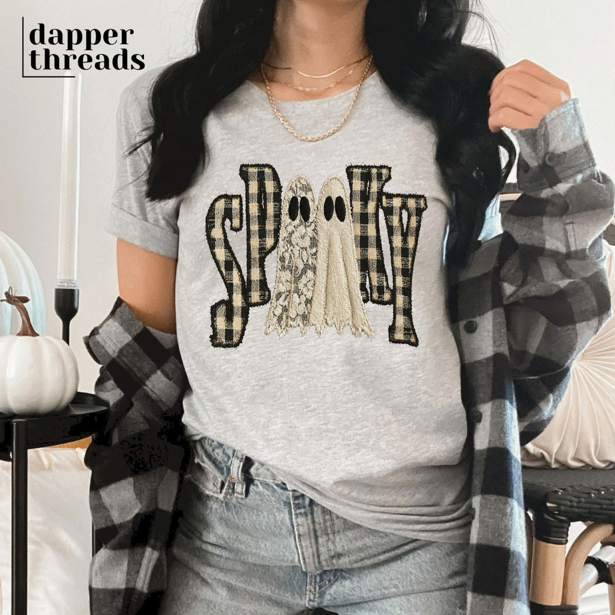 Ghostly Spooky Patch Tee
