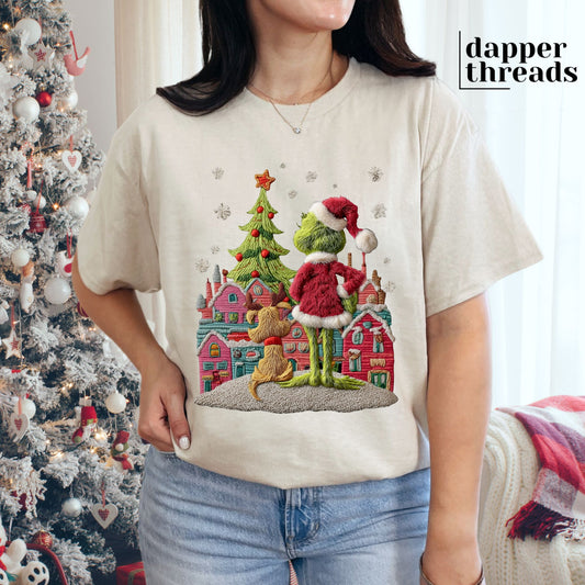 Grnch Max Wville Faux Yarn Tee