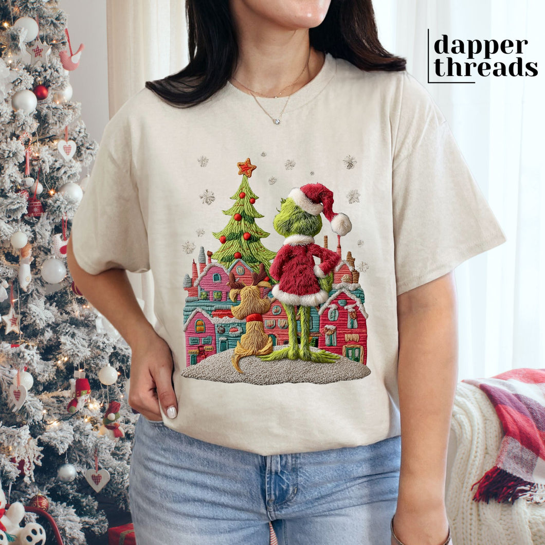 Grnch Max Wville Faux Yarn Tee