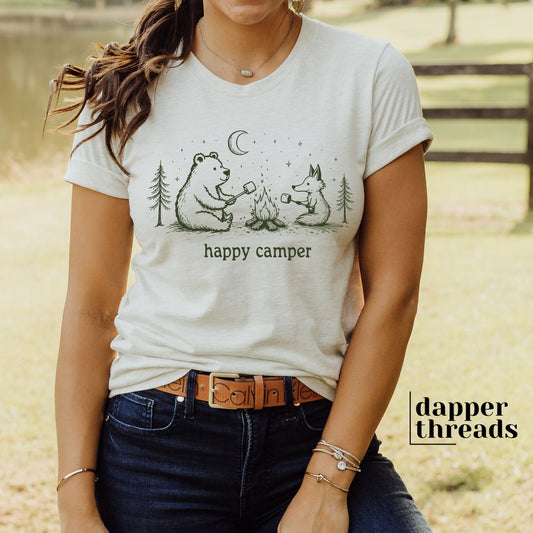 Happy Camper Woodland Friends Tee