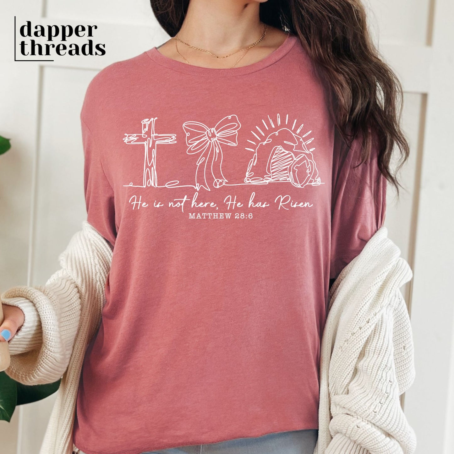 He Is Not Here He Has Risen Tee