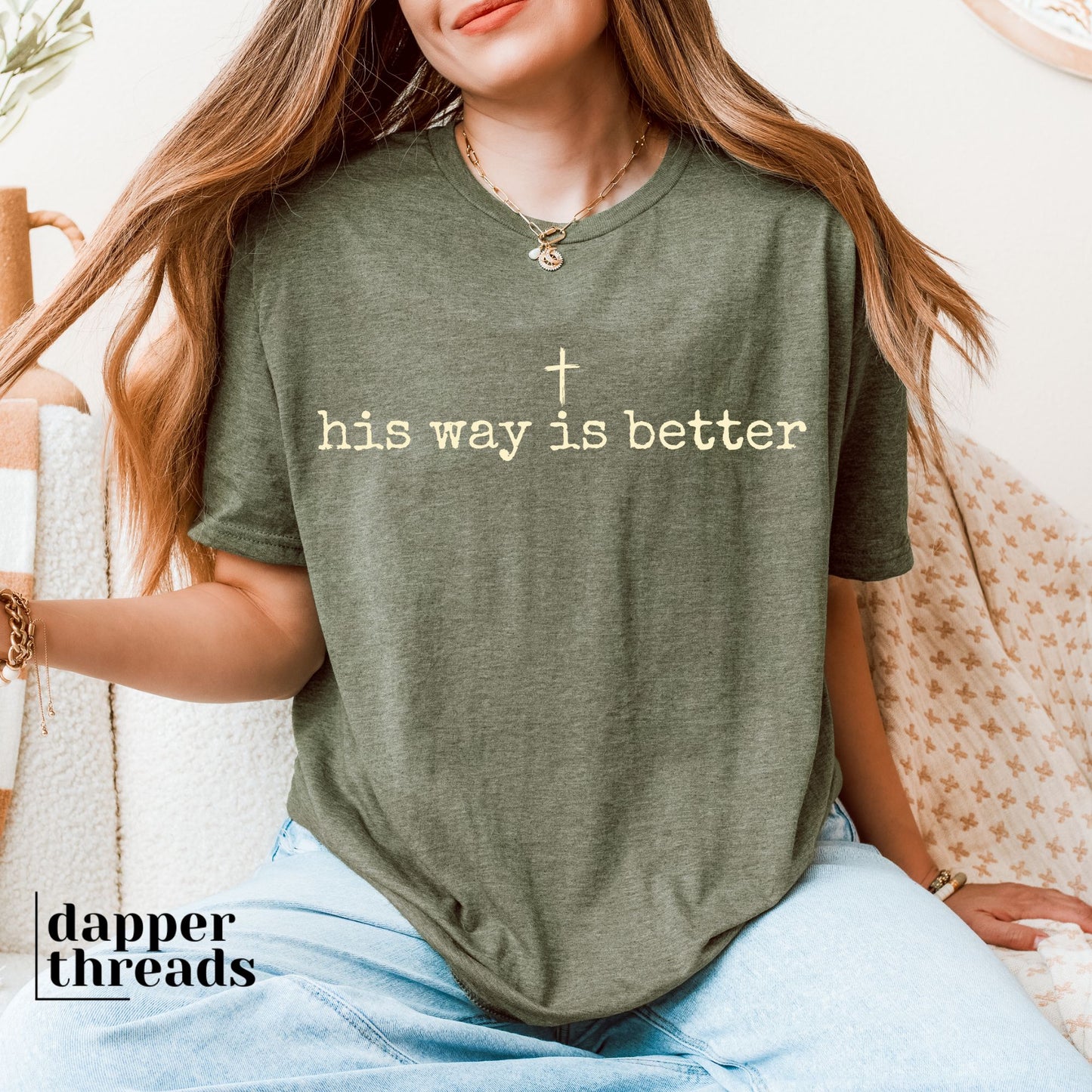 His Way Is Better Cross Tee
