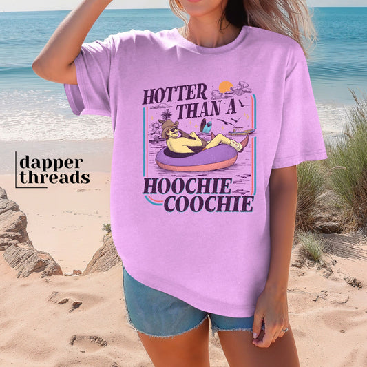 Hotter Than A Hoochie Coochie Retro Tee