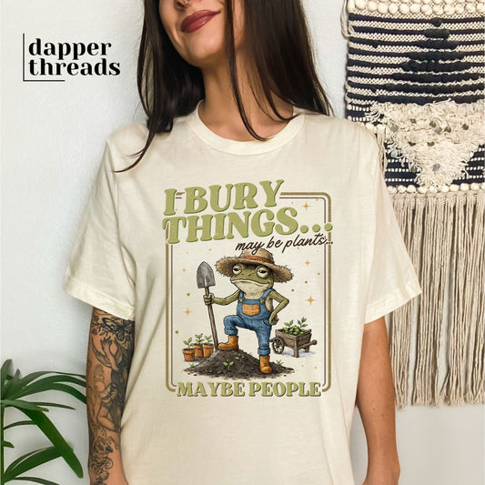 I Bury Things Frog Tee