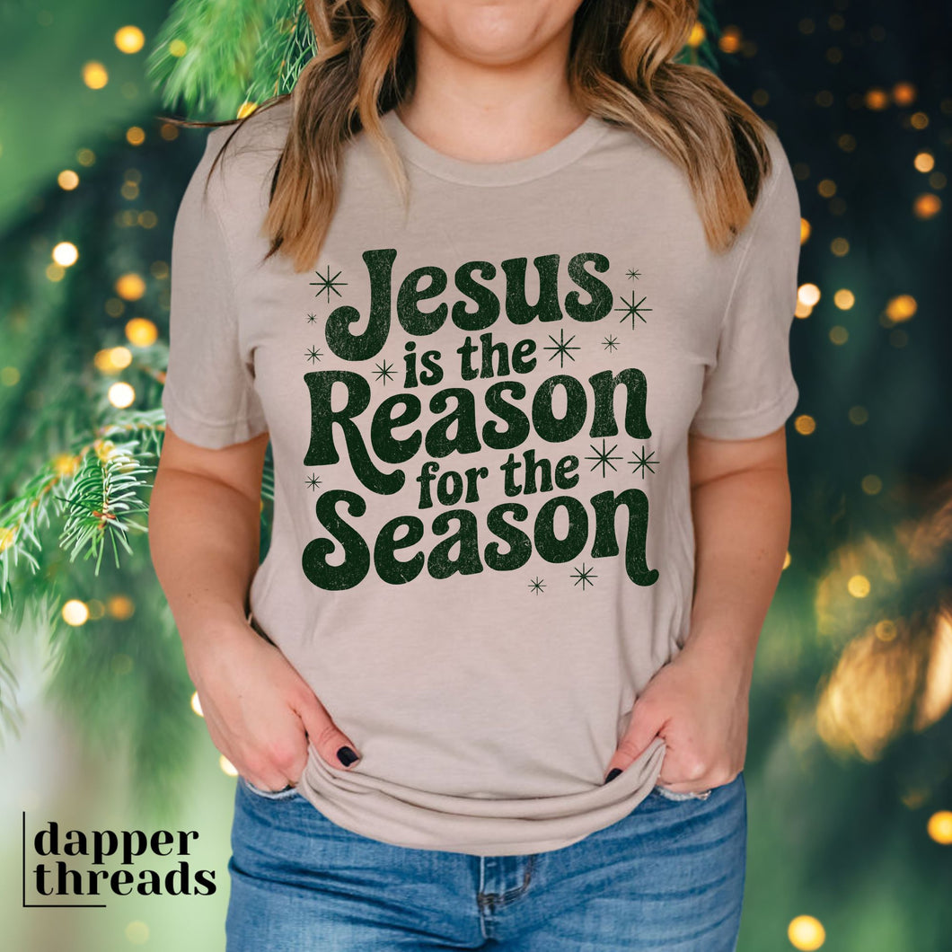 Jesus Is the Reason For The Season Grunge Tee