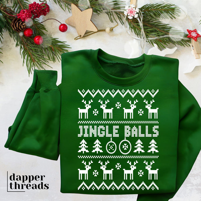 Jingle Balls Ugly Christmas Sweater