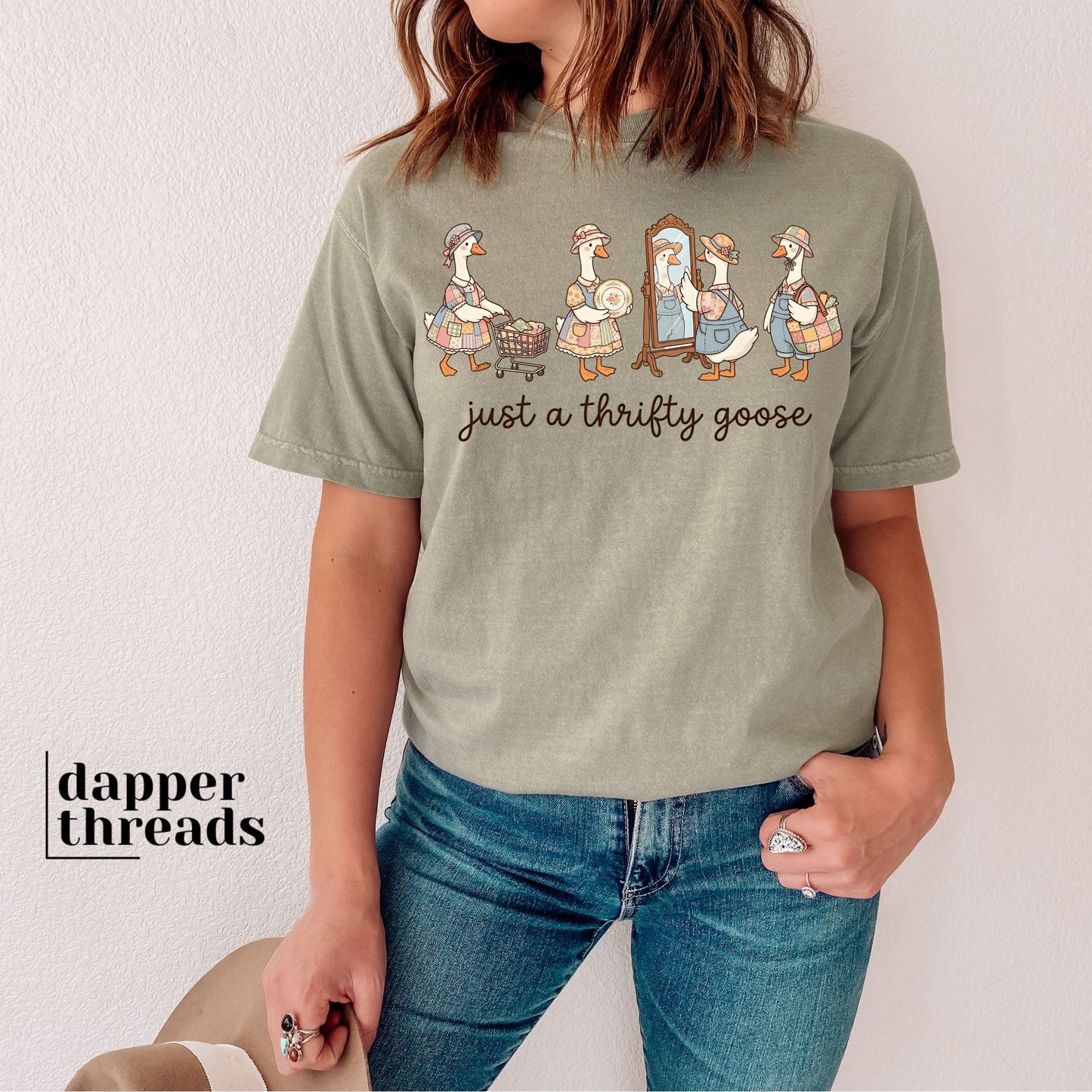 Just A Thrifty Goose Tee