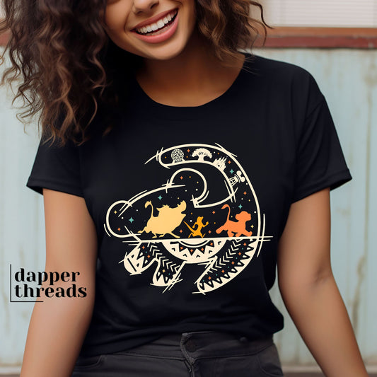 Lion Friends Silhouette Tee
