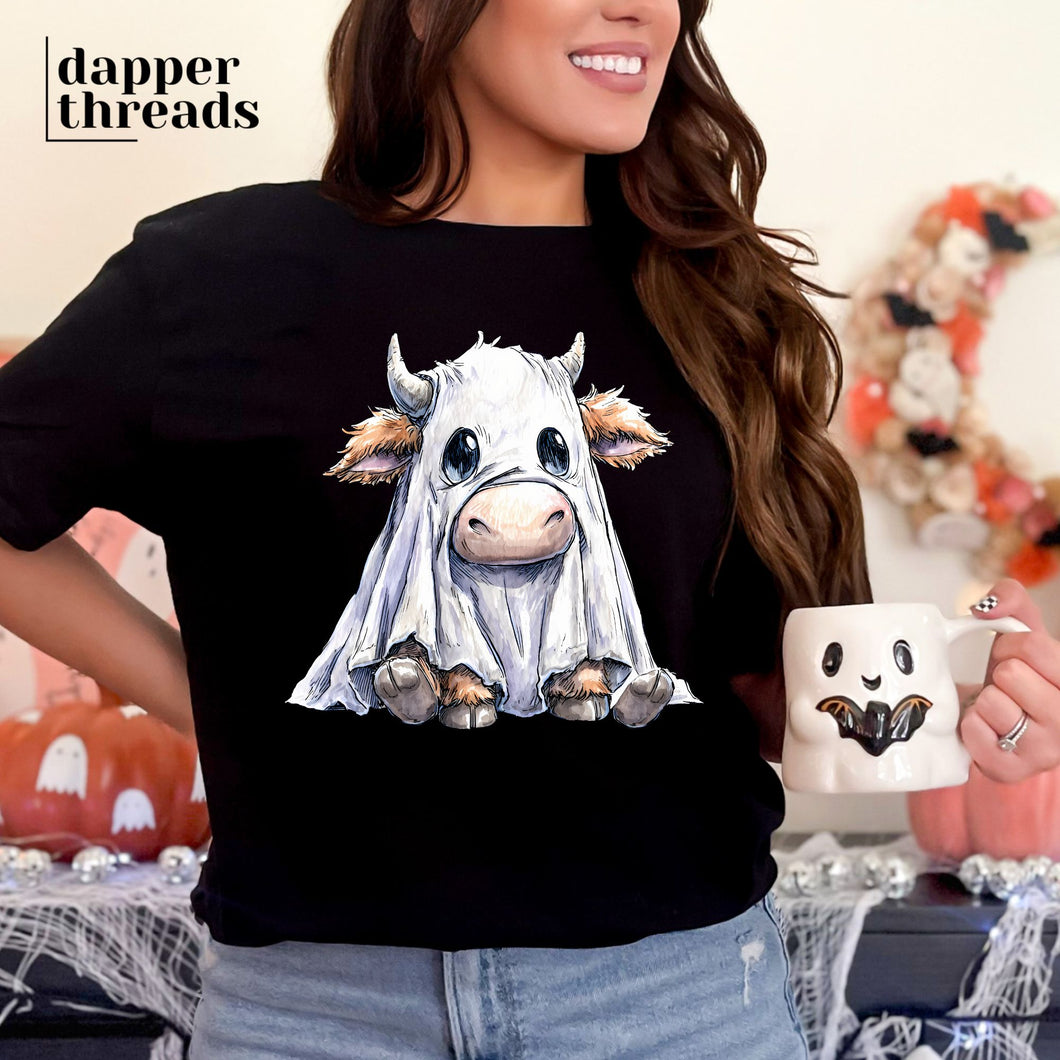 Little Moo Ghost Tee