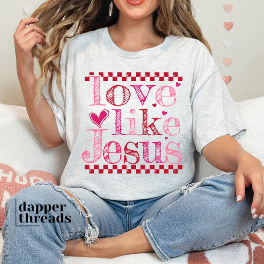 Love Like Jesus Doodles Tee