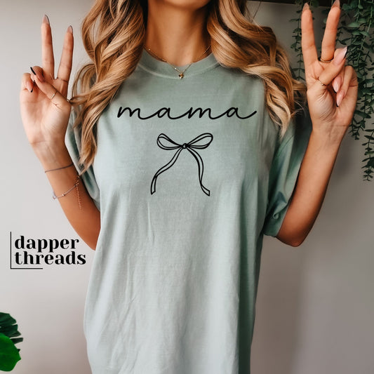 Mama Bow Minimalist Tee