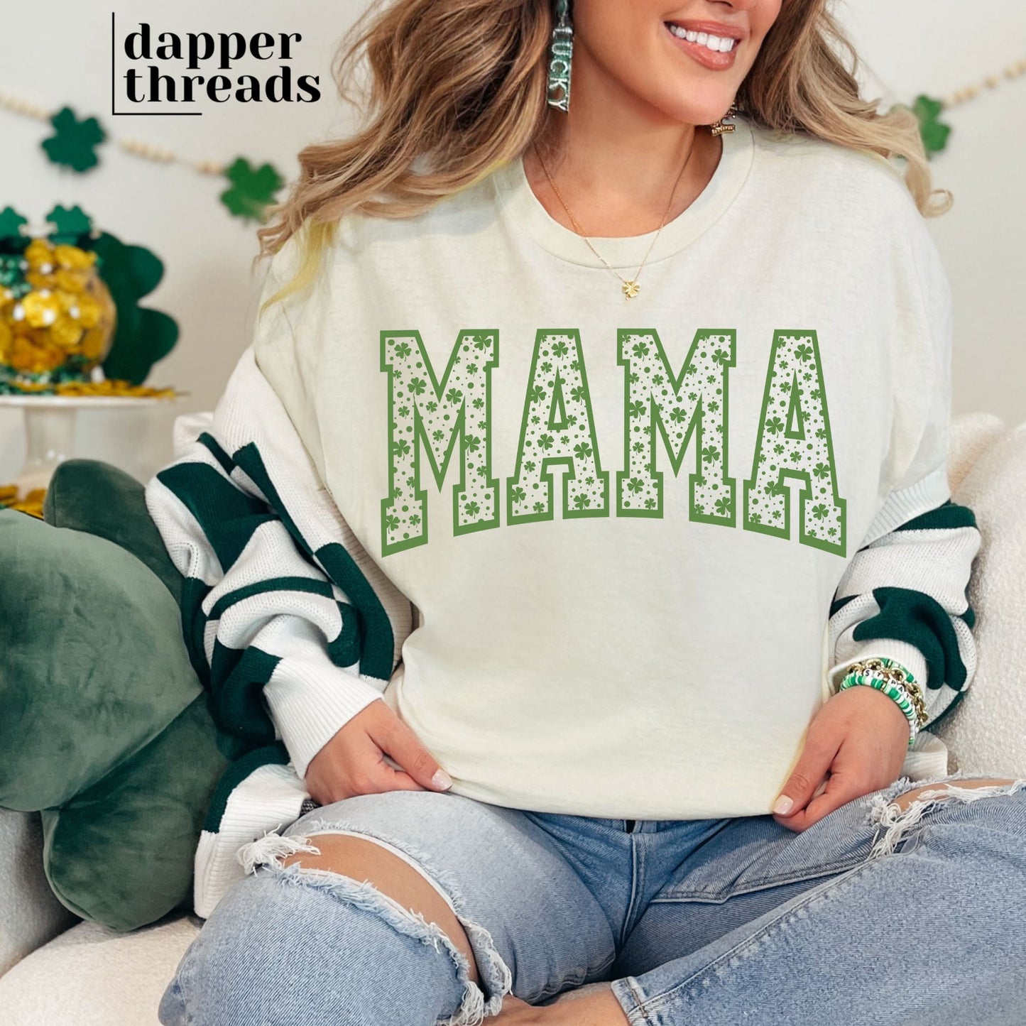 Mama Shamrock Knockout Tee