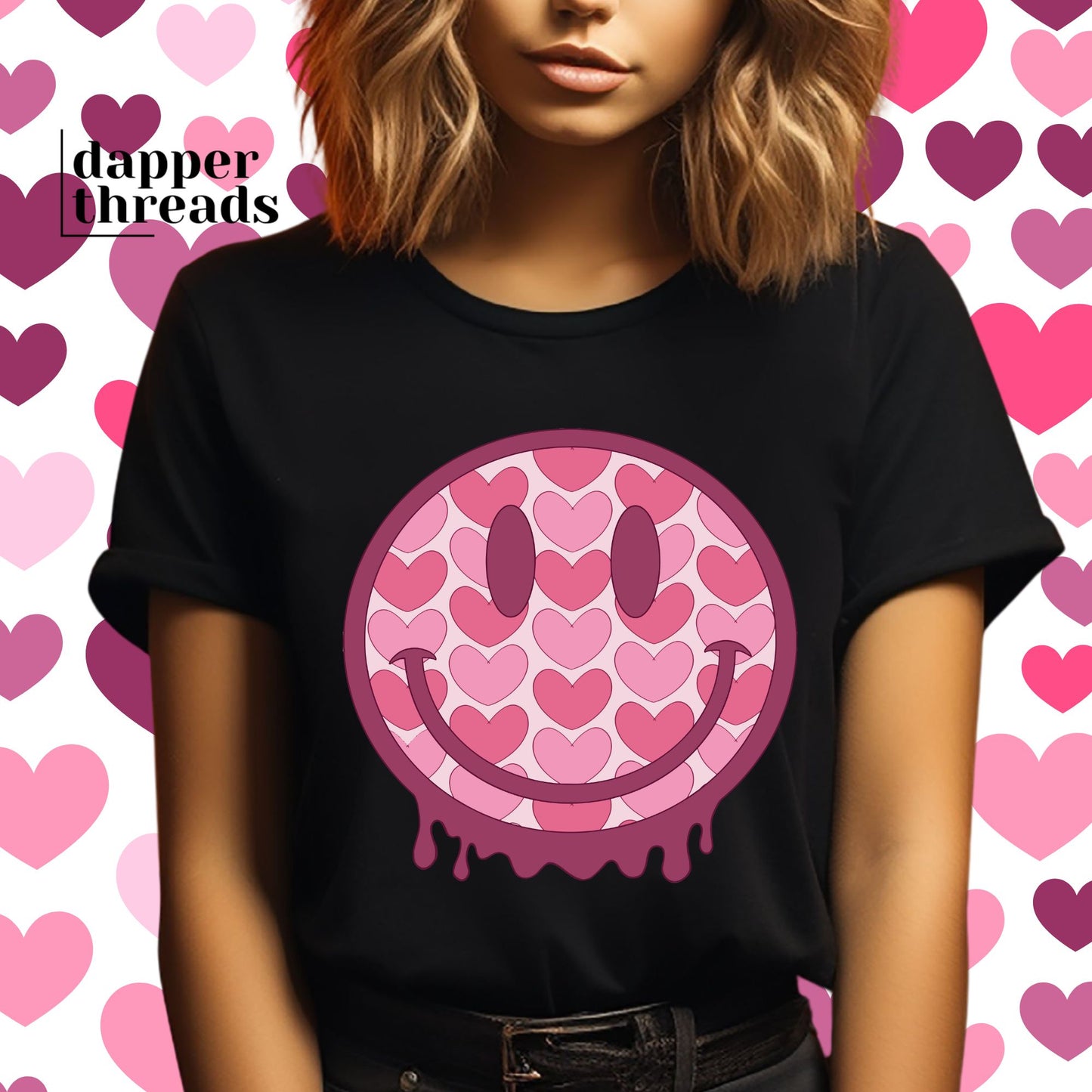 Melting Valentine Face Tee