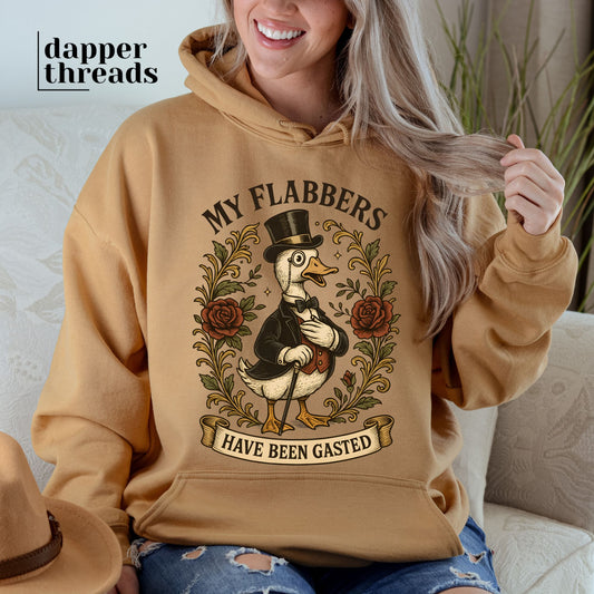 My Flabbers Have Been Gasted Dapper Duck Hoodie