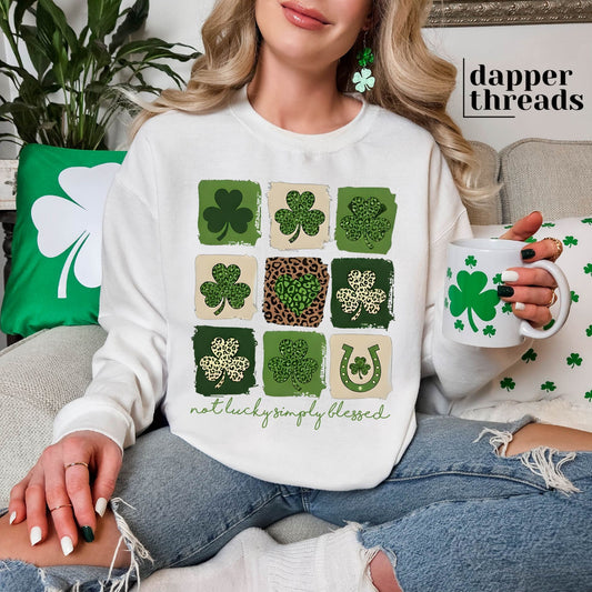 Not Lucky Simply Blessed Tee