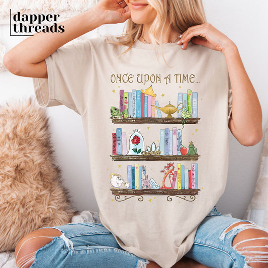 Once Upon A Time Bookshelves Tee