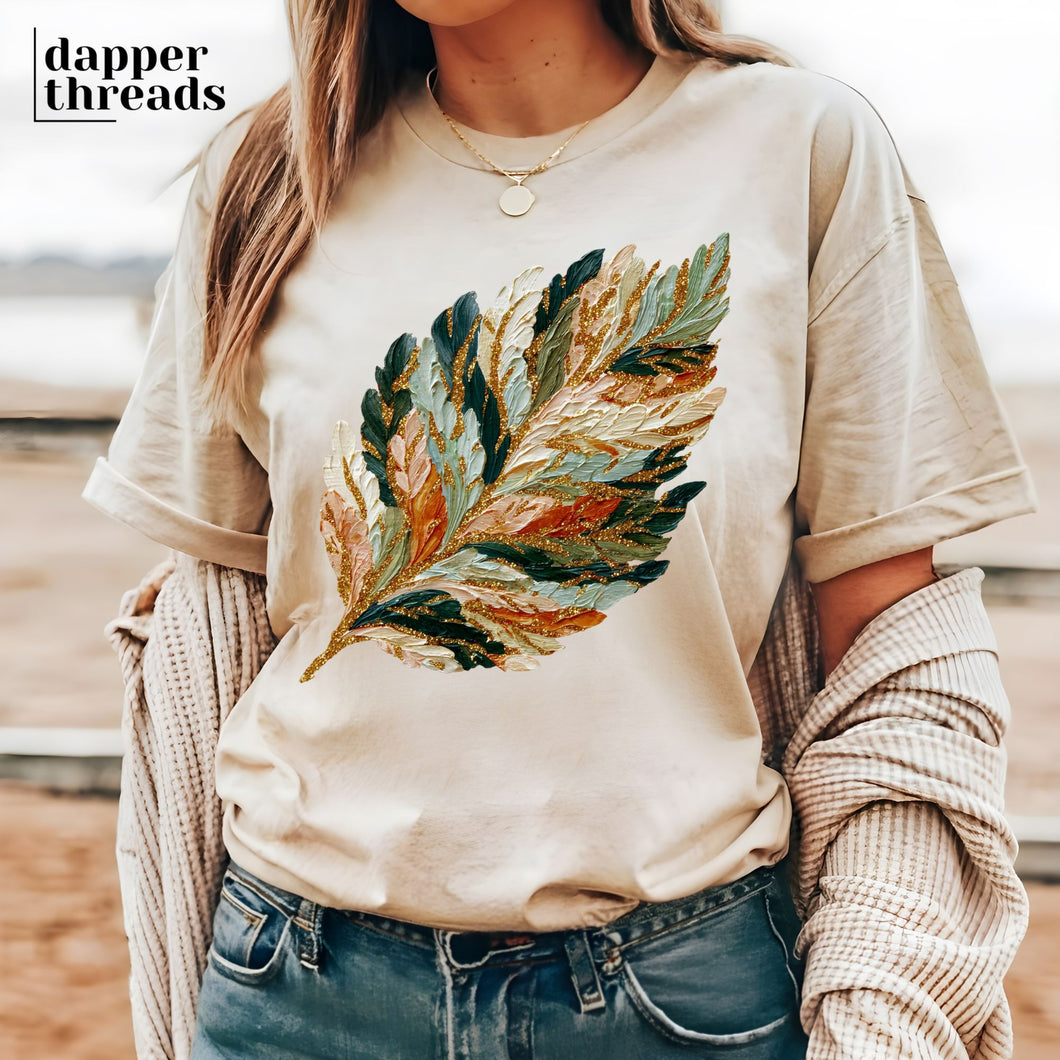 Painted Fall Leaf Tee