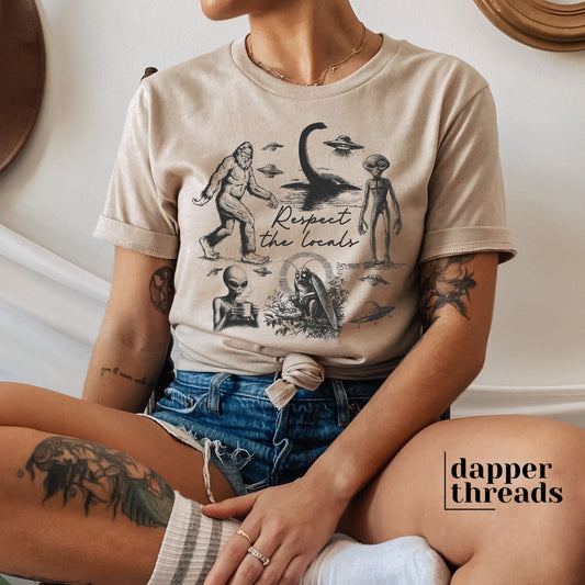 Respect The Locals Cryptids Tee