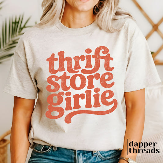 Retro Thrift Store Girlie Tee