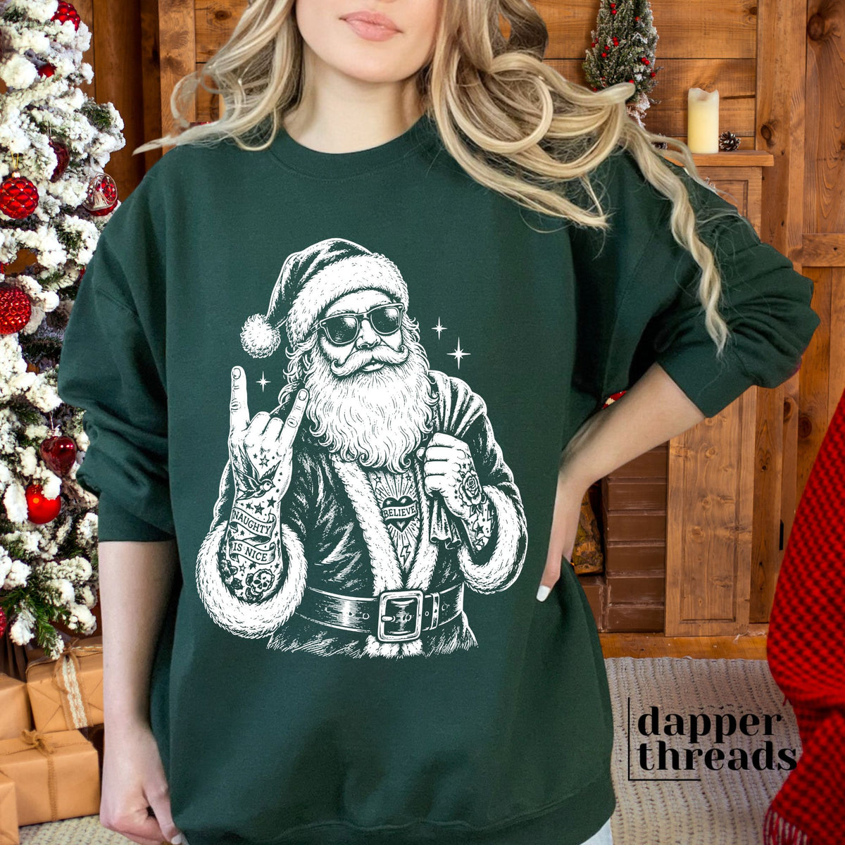 Rock Out Santa Sweatshirt