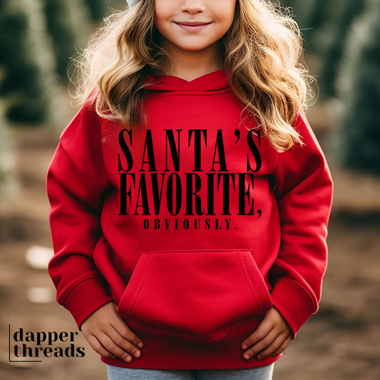 Santa’s Favorite, Obviously Distressed Hoodie