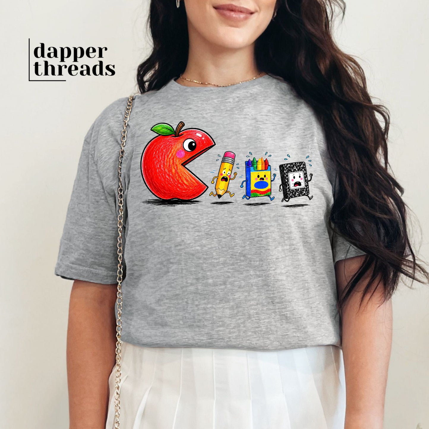 School Supply Pac Apple Tee