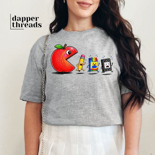 School Supply Pac Apple Tee