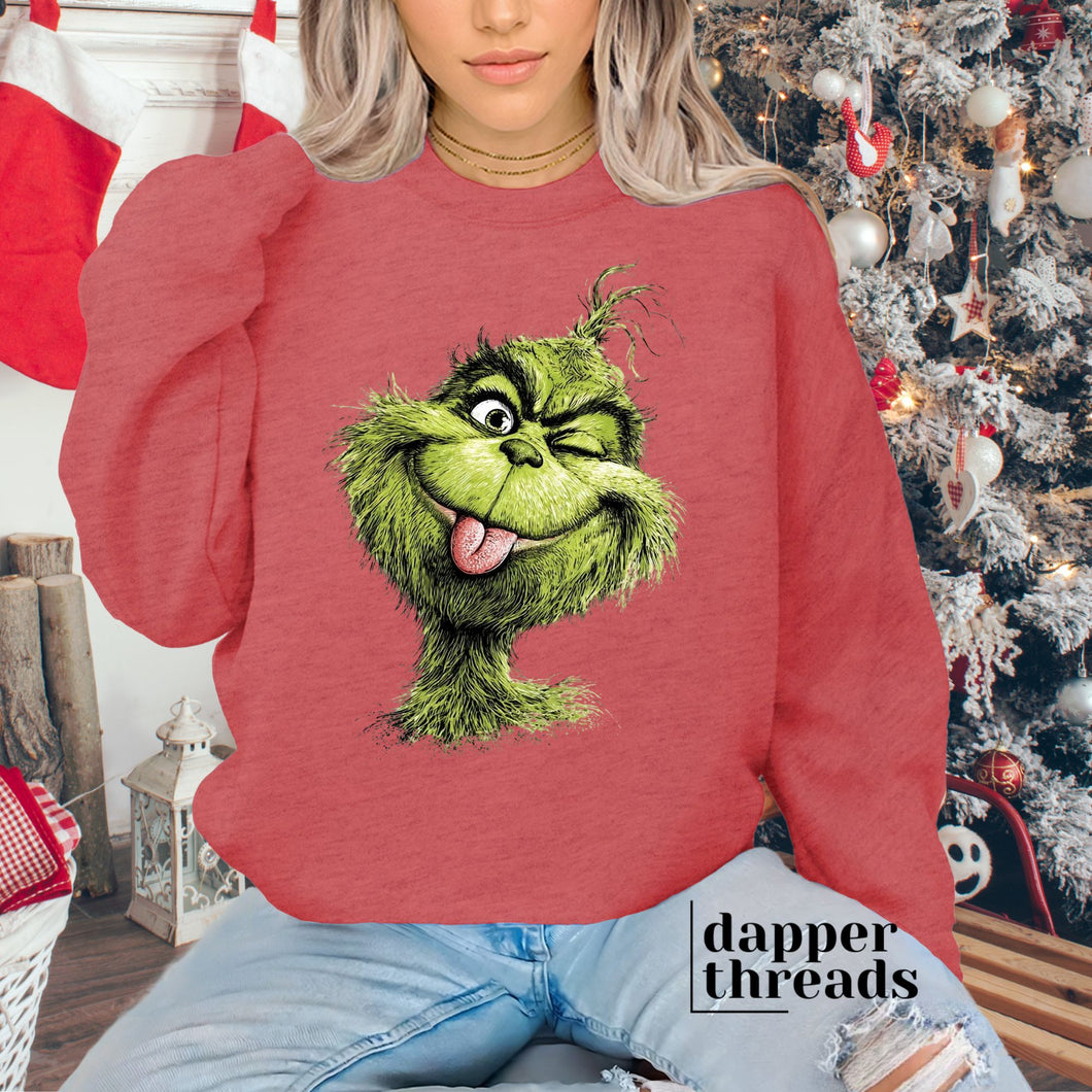 Silly Face Grnch Sweatshirt