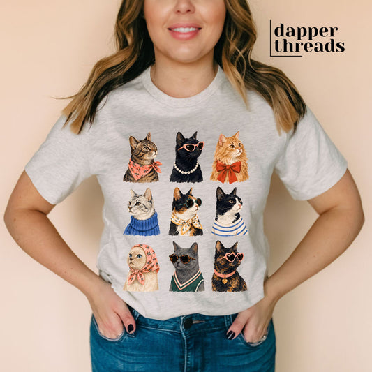 Stylish Cats Tee