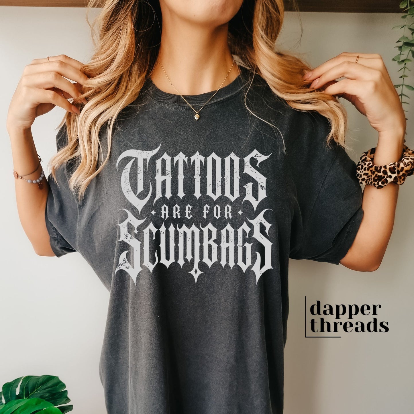 Tattoos Are For Scumbags Metal Tee