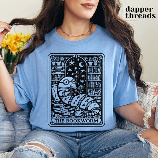 The Bookworm Card Tee
