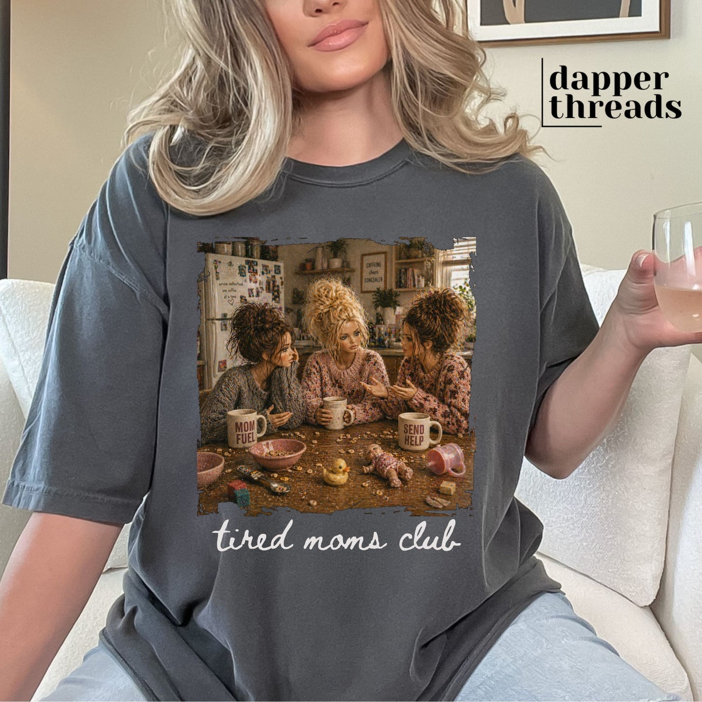 Tired Moms Club Dolls Tee