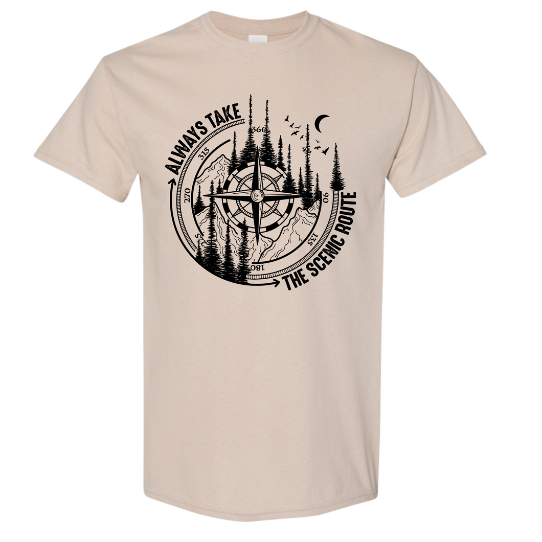 Always Take the Scenic Route Tee