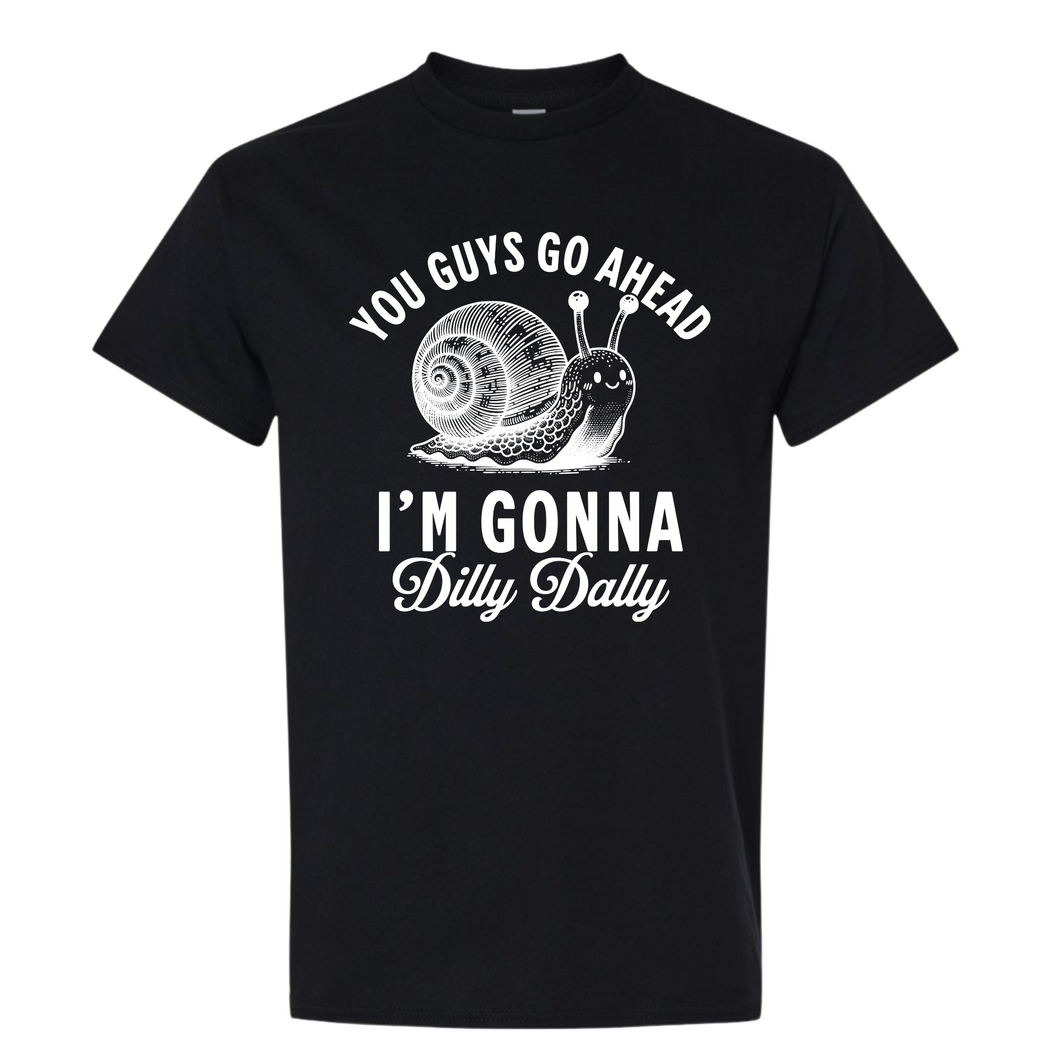 Dilly Dally Snail Tee