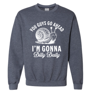 Dilly Dally Snail Sweatshirt