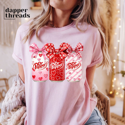 Valentine's Day Dr P Cans Tee