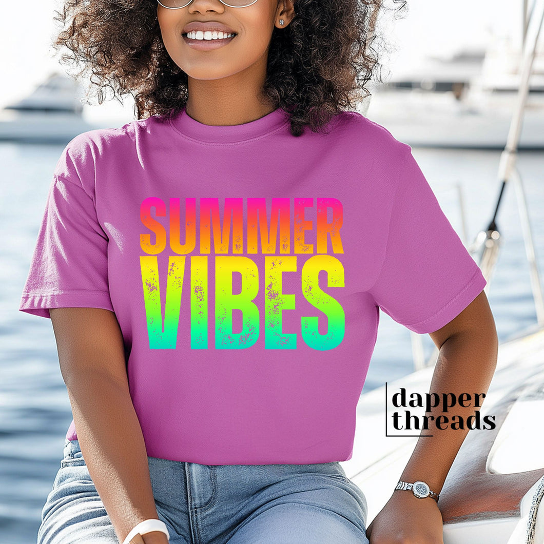 Vibrant Summer Vibes Tee