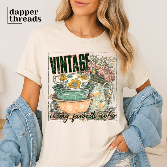 Vintage Is My Favorite Color Tee