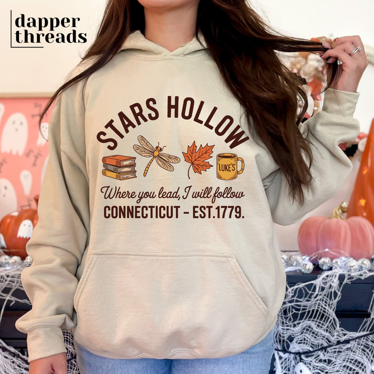 Where You Lead Dragonfly Hoodie