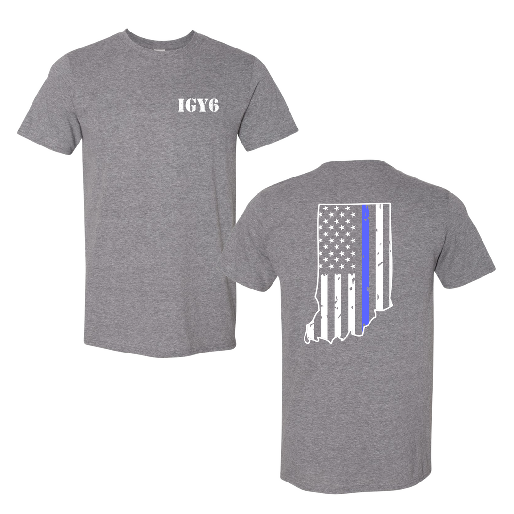 IGY6 Indiana Thin Blue Line T-Shirt